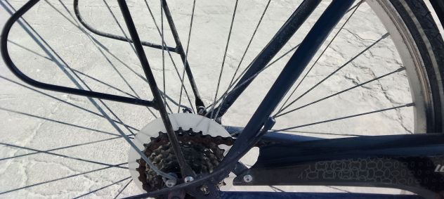 Bicicletta Lombardo Siena blu metallizzata cambio Shimano - Foto 5