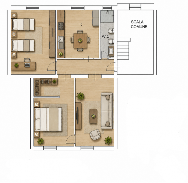 Appartamento in vendita a Carrara 105 mq Rif: 1429781
