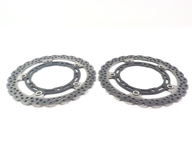 KAWASAKI Z 900 41080072011I COPPIA DISCHI FRENO ANTERIORI ZR900D A2 35KW 2019 FRONT BRAKE DISCS - Foto 5