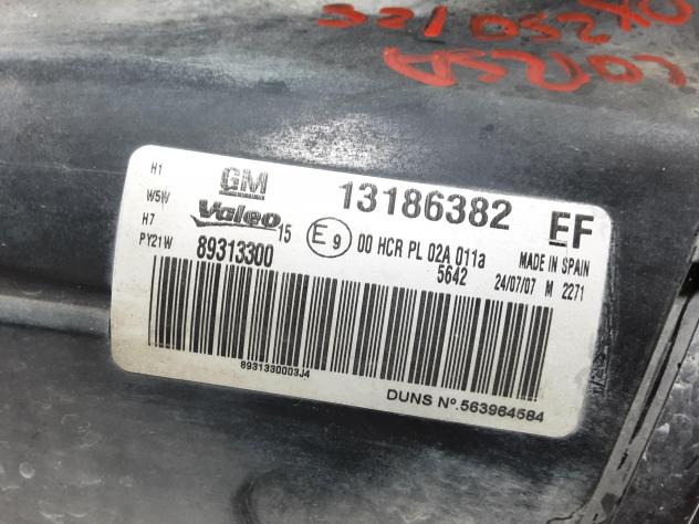 FARO ANTERIORE DESTRO OPEL Corsa D 5P 1° Serie 13186382 (06) - Foto 6