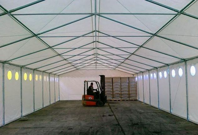 Tendostrutture Professionali Pvc alta densitá 6 x 12 con Velcro e Luce Naturale - Foto 7