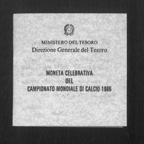 500 LIRE MONDIALI CALCIO MESSICO 1986 - Foto 4