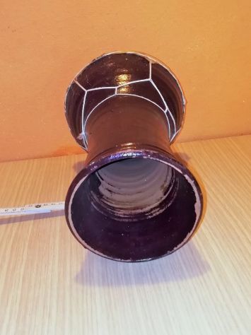 Tamburo Africano  in terracotta e pelle di capra. - Foto 3