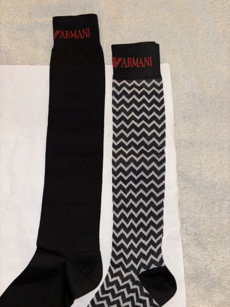 2 PAIA CALZE NUOVE CON CARTELLINO DA UOMO FIRMATE ORIGINALI”EMPORIO ARMANI”MADE - Foto 10