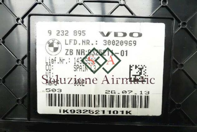 BMW Serie 4 F36 quadro strumenti VDO 9232895 - Foto 3