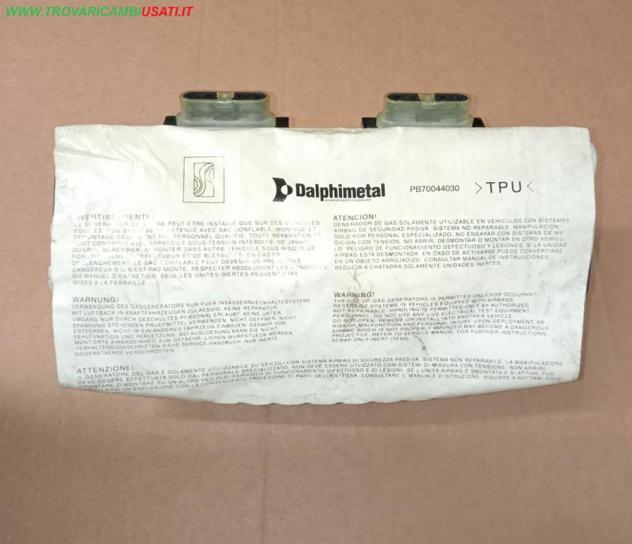 DISPOSITIVO AIRBAG LATO PASSEGGERO 13152361 2 SPINE LAT.  Carrozzeria  Sicurezza  Airbag  Air-bag passeggero OPEL - CORSA D - 01-09-2006 - 01-05-2011,