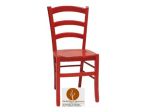 Sedie Roma Colorate Arredamento Ristorante Bar Pub cod 3011CL Rosse Non Usate