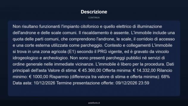 Immobile in asta di 42 m² in vendita a Palombara Sabina - Foto 13