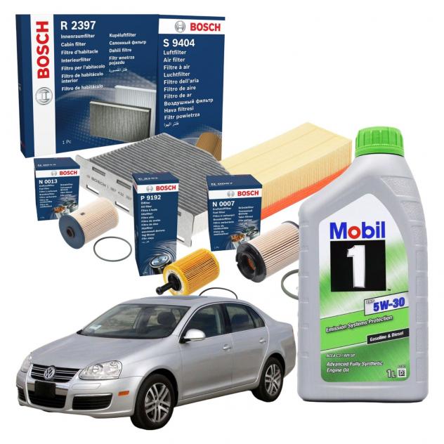 Kit Tagliando+Olio Motore Boscktb006+Mobil5W30