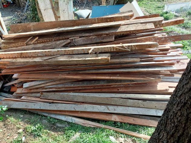 Vecchio parquet rovere e larice e travi - Foto 6