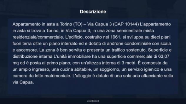 Immobile in asta di 63 m² in vendita a Torino - Foto 8