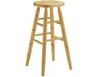 SGABELLO GAMBA TORNITA SEDILE TONDO H.80