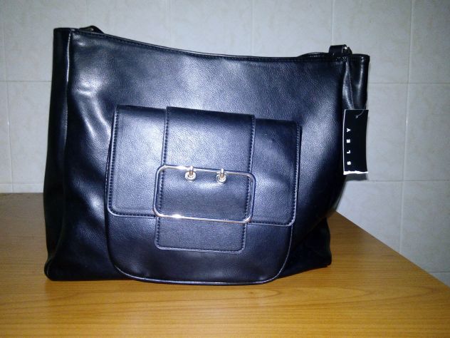 Borsa Sysley Restless Nomade nera in ecopelle nuova con cartellino - Foto 5