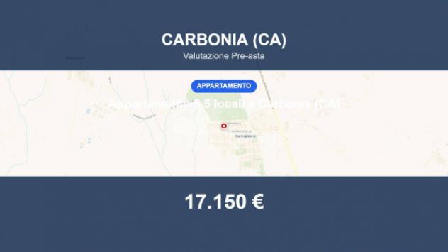 Immobile in asta di 90 m² con più di 5 locali in vendita a Carbonia