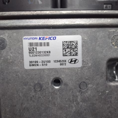 centralina hyundai kefico u21 9001230132KB 39199--2U100 SIM2K--510 - Foto 5