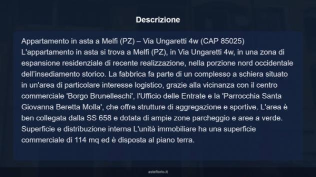 Immobile in asta di 114 m² con più di 5 locali e box auto in vendita a Melfi - Foto 11