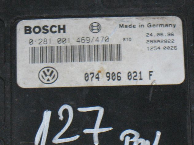 0281001469 ECU VW VOLKSWAGEN T4 2.5 0281001469 074 906 021 F 074906021F - Foto 2