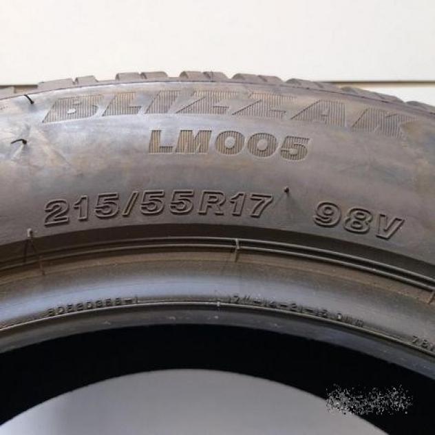 4 gomme 215 55 17 bridgestone a27646 - Foto 6