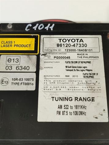 AUTORADIO TOYOTA Prius 3° Serie 86120-47330 2ZRFXE (0916) - Foto 3