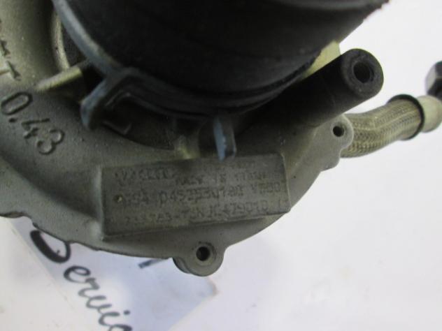 0452530190 TURBINA TURBOCOMPRESSORE CON COLLETTORE DI SCARICO GARRET VOLKSWAGEN POLO 1.4 TDI 5M 51KW (2008) RICAMBIO USATO - Foto 2
