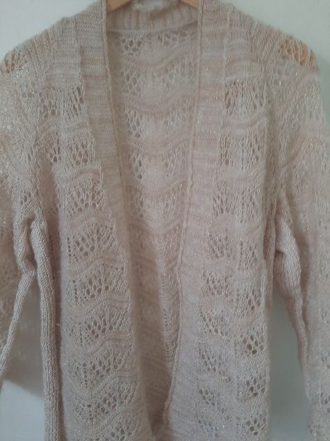 CARDIGAN IN LANA DONNA CON TRAFORI - Foto 2