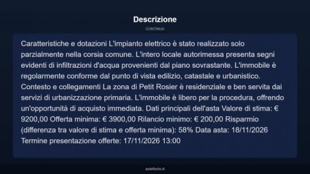 Immobile in asta di 19 m² in vendita a Champorcher - Foto 9