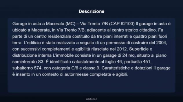 Immobile in asta di 24 m² in vendita a Macerata - Foto 4