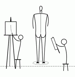 Modello per nudo artistico