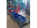 Carrello doppio 50 lt pulizie professionali