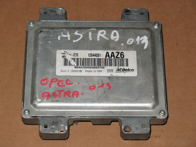 12644081 ECU CENTRALINA MOTORE OPEL ASTRA 1.4 E78 AAZ6 12644081 12642100 - Foto 3
