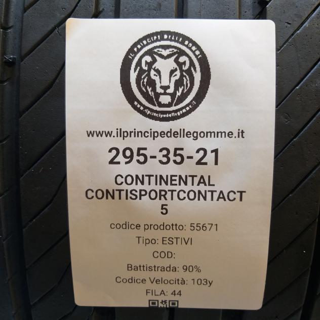 2 GOMME 295 35 21 CONTINENTAL A55671 - Foto 2