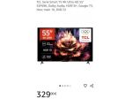 Smart TV 55 pollici tcl nuova
