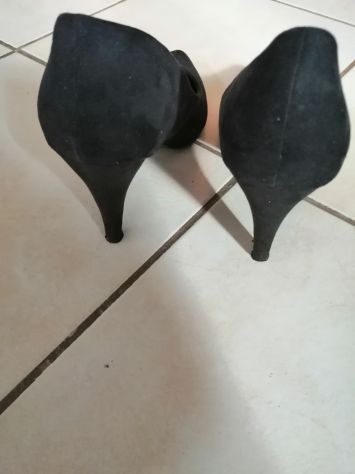 scarpe dècollete' in camoscio - Foto 4
