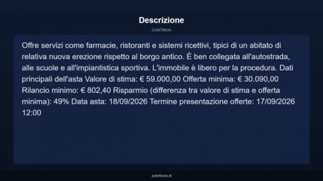 Immobile in asta di 105 m² in vendita a Fagnano Castello - Foto 13