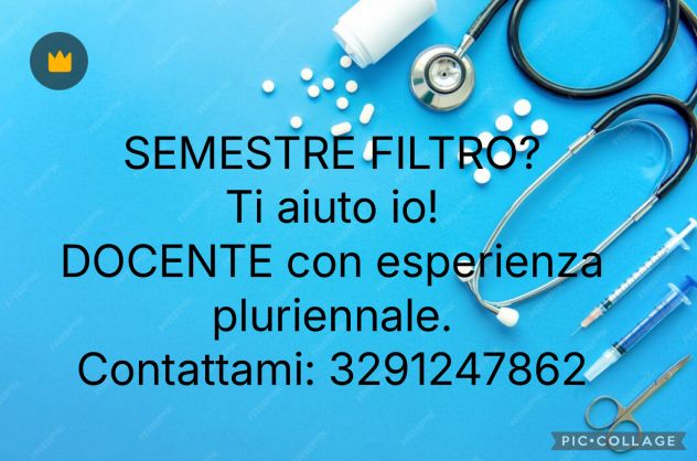 LEZIONI SEMESTRE FILTRO
