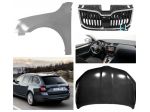 Skoda Octavia frontale cofano airbag 2017-20