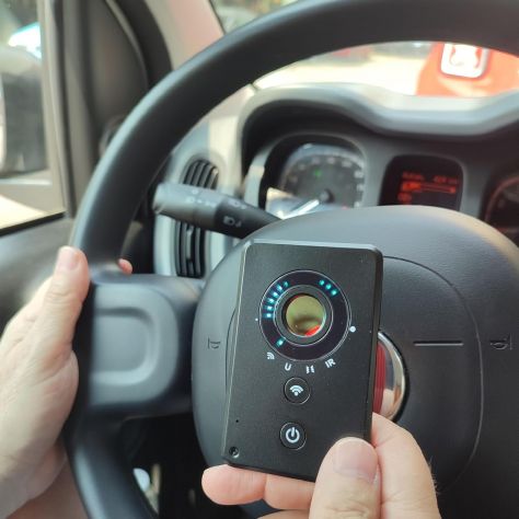 Rilevatore RF slim telecamere GPS microspie hotel auto viaggio privacy - Foto 3