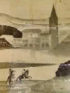 Antica stampa anni 20 - 110 x 55 cm - Foto 8