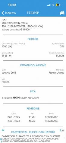 FIAT 500 1.2 EasyPower Lounge rif. 24055928 - Foto 2