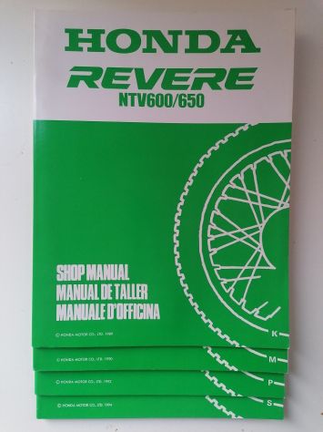 Honda Revere NTV 650 manuale officina italiano - Foto 2