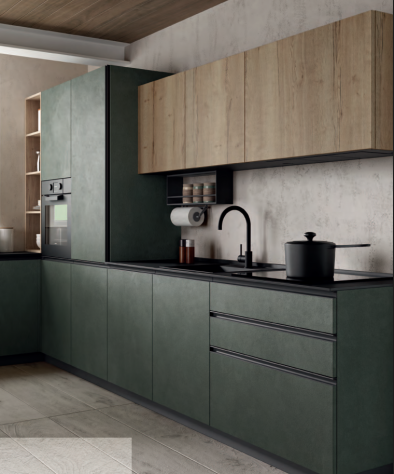 CUCINA ANGOLARE CON PIANO SNACK COMPLETA DI ELETTRODOMESTICI DI QUALITA' CUCINE