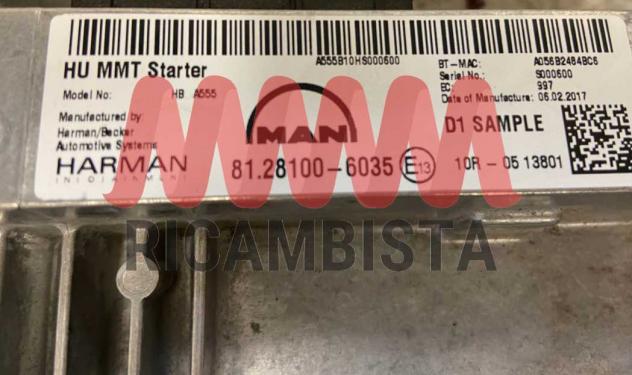 81.28100-6035 MAN autoradio - Foto 2