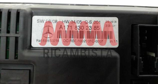A1718302385 Mercedes SLK W171 centralina comando clima - Foto 2