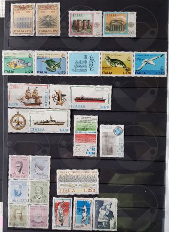 ITALIA 1975-1979 lotto di 107 francobolli - Foto 5