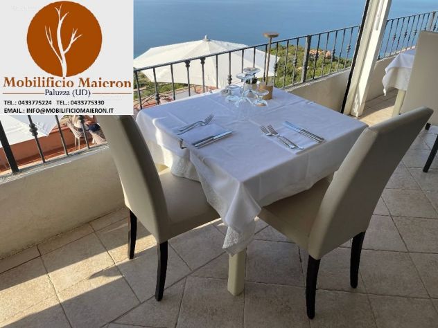 Sedie Tavoli Foggia Per Arredamento Bar Ristorante Pizzeria Pub Nuovi Non Usato - Foto 10