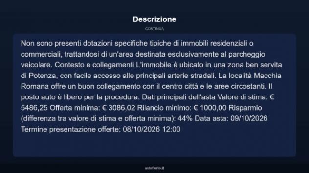 Immobile in asta di 15 m² in vendita a Potenza - Foto 4