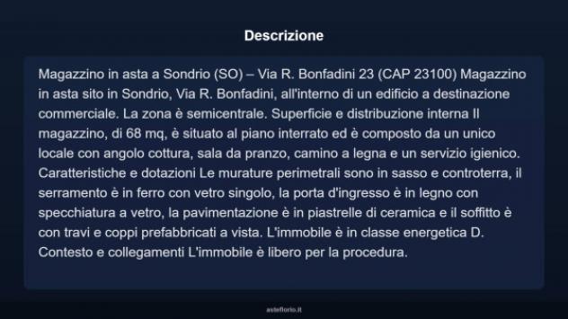 Immobile in asta di 68 m² in vendita a Sondrio - Foto 10
