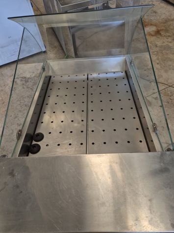 ESPOSITORE INOX PESCE FRESCO USATO - Foto 3