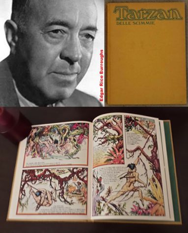Tarzan DELLE SCIMMIE, Edgar Rice Burroughs, 1^ Edizione Mondadori 1973.