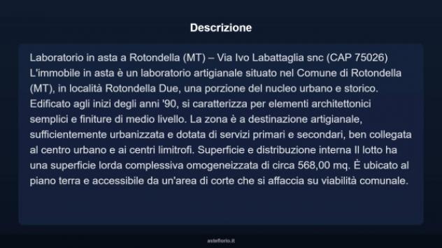Immobile in asta di 568 m² in vendita a Rotondella - Foto 9